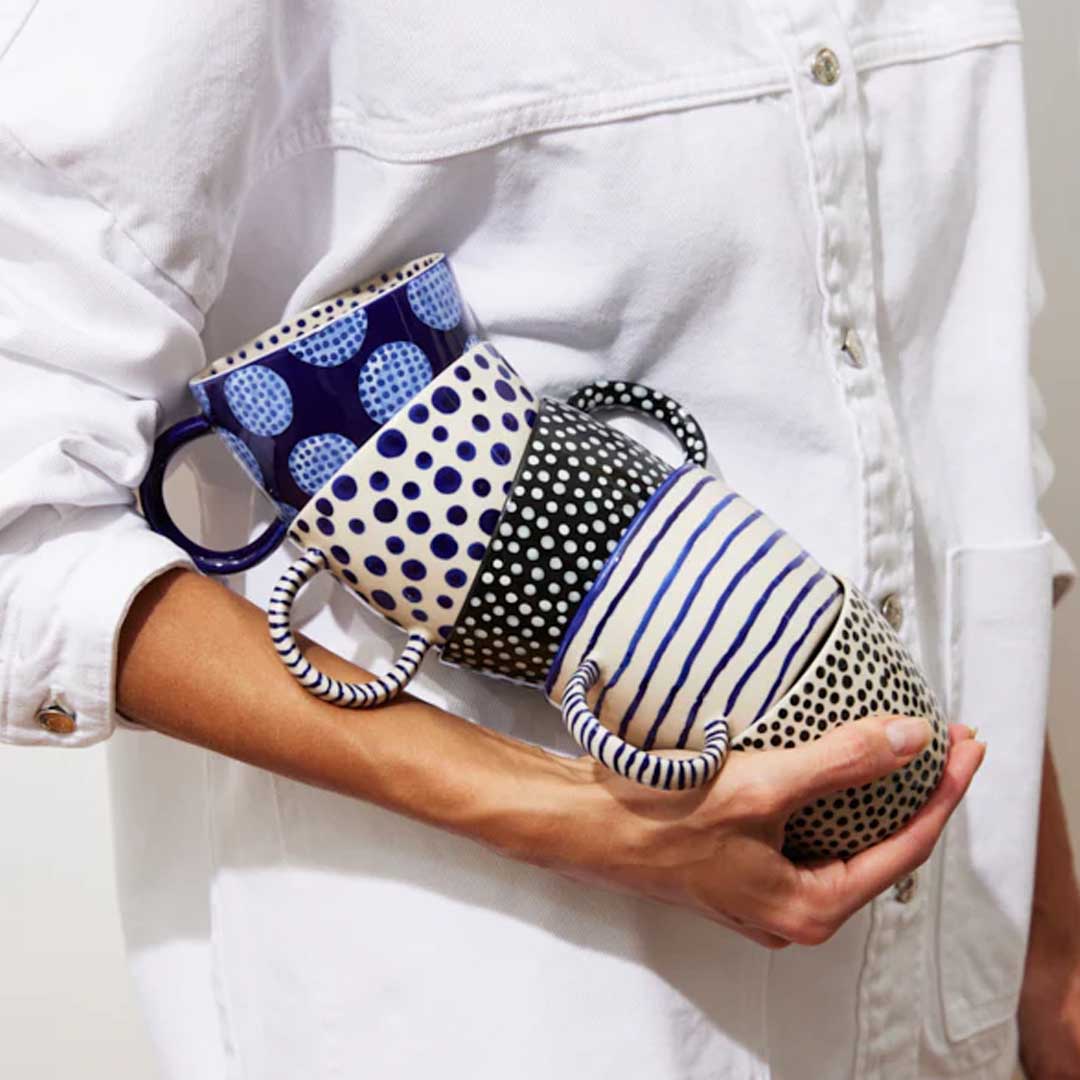 Chino Mug | Navy Spot