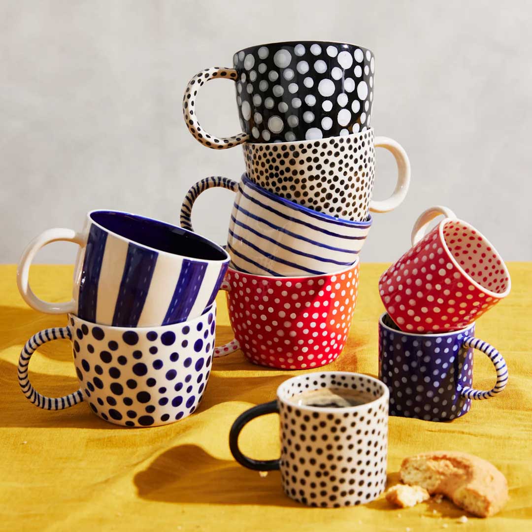 Chino Mug | Navy Spot