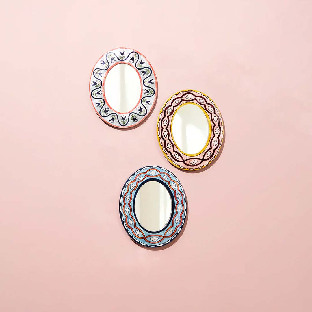 Samira Mirror | Blue Waves