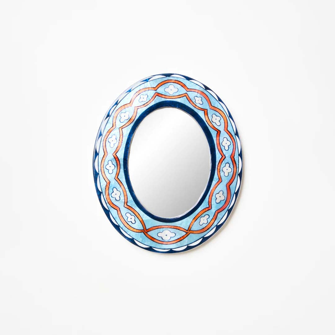 Samira Mirror | Blue Waves