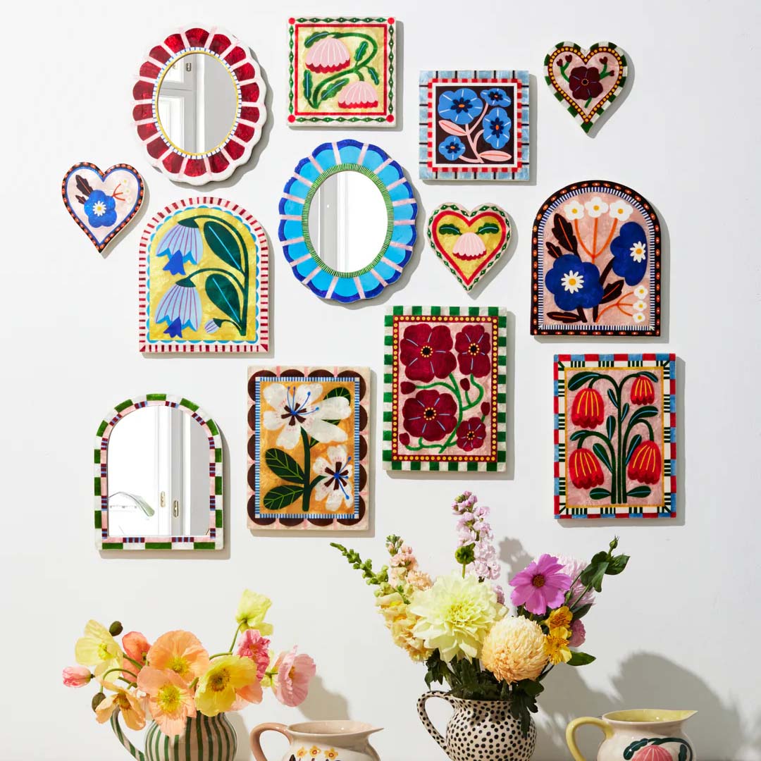 Bloom Nouveau Mirror | Wine