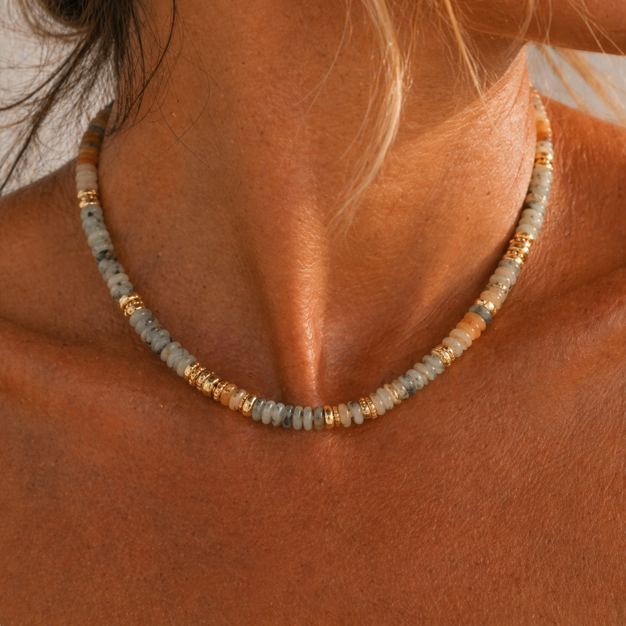 Amber Tide Necklace | Dusk