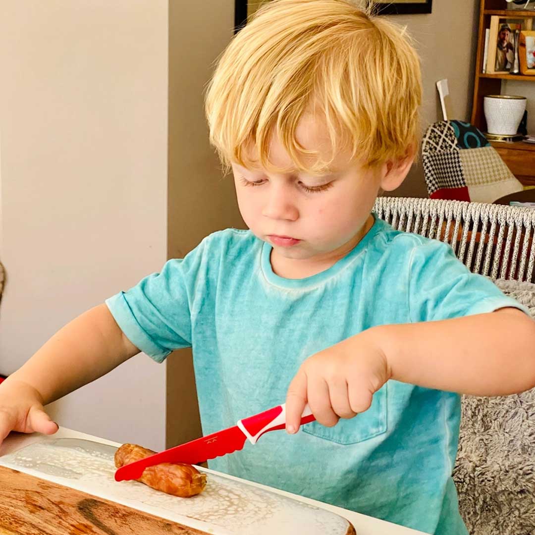 Kiddikutter Child Safe Knife | Red