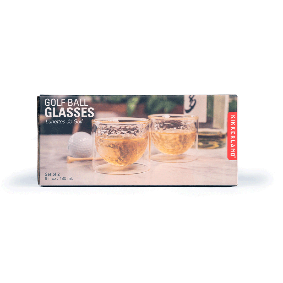 GOLF BALL GLASSES | SET of 2