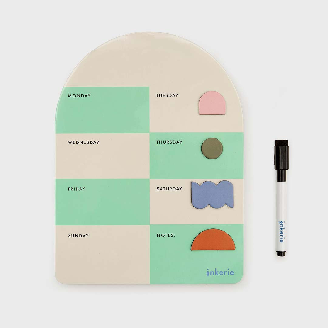 Magnetic Dry Erase Memo Board | Weekly