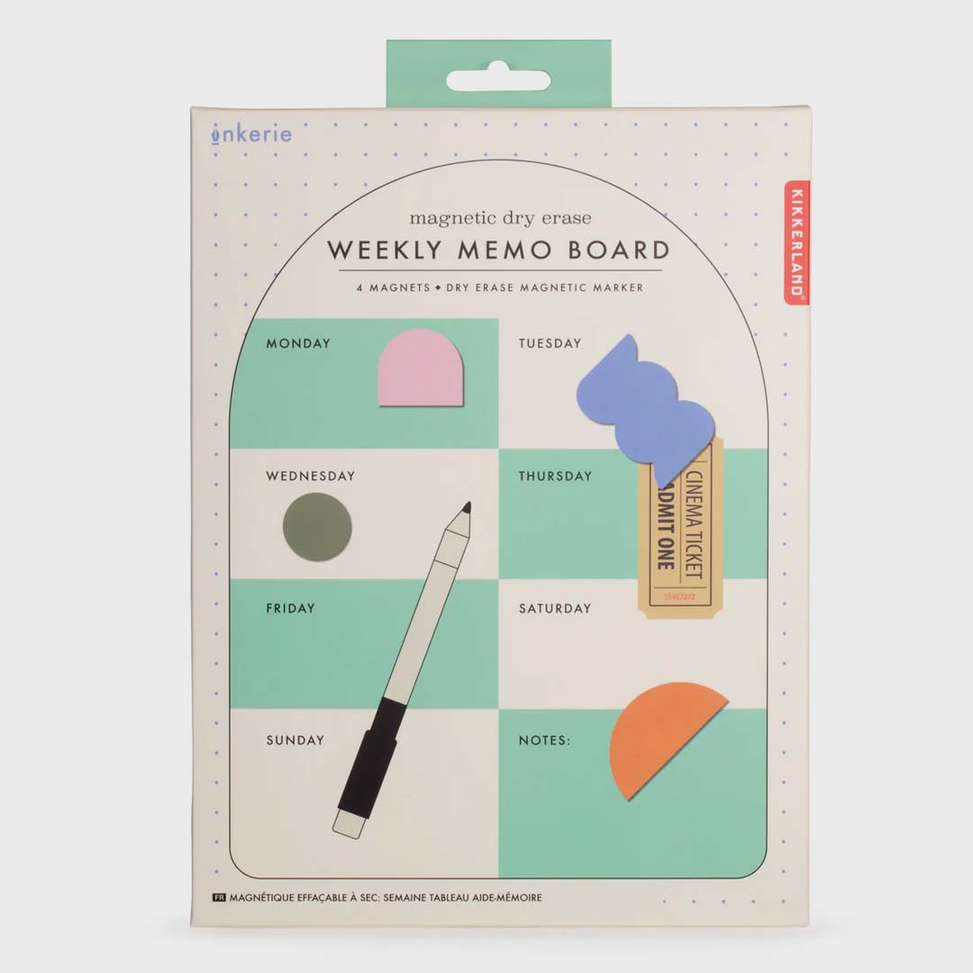 MAGNETIC DRY ERASE MEMO BOARD | WEEKLY