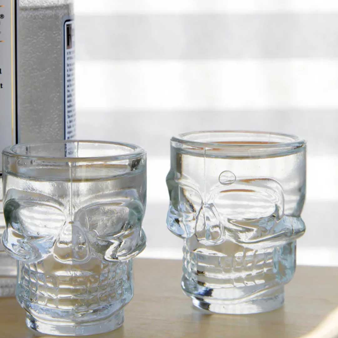 Skull Shot Glasses | 4 Glass Set