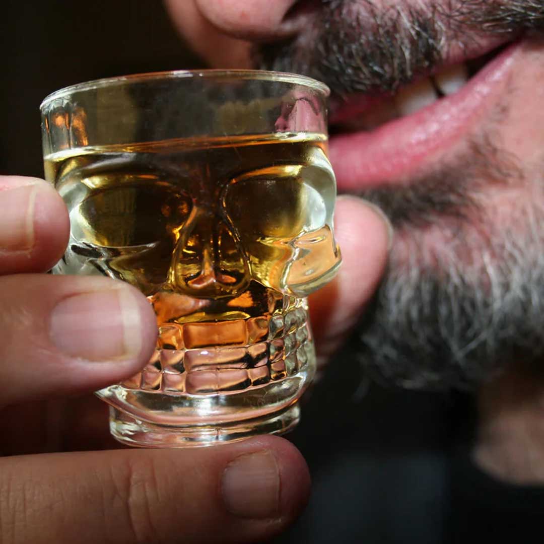 Skull Shot Glasses | 4 Glass Set