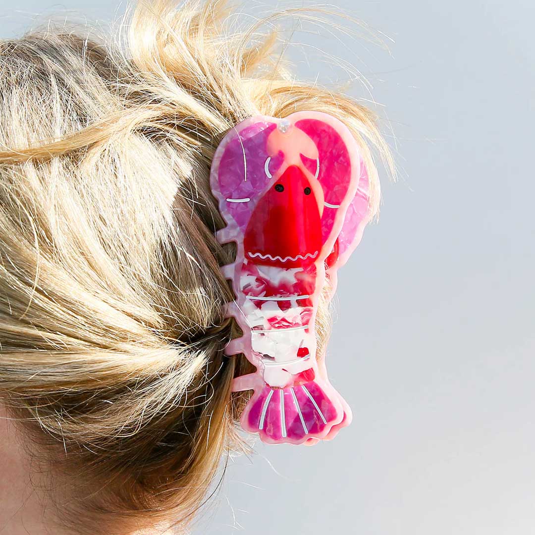 Lobster Hair Clip | Pink