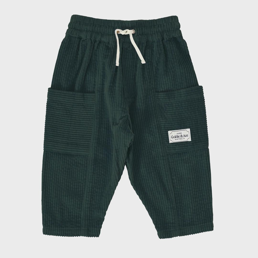 Kit Corduroy Pocket Pant | Moss