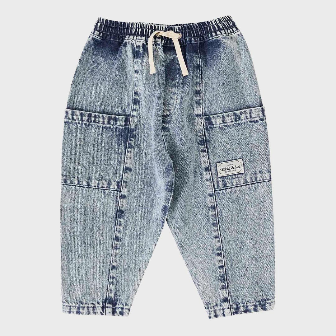 Kit Denim Pocket Pant | Light Denim