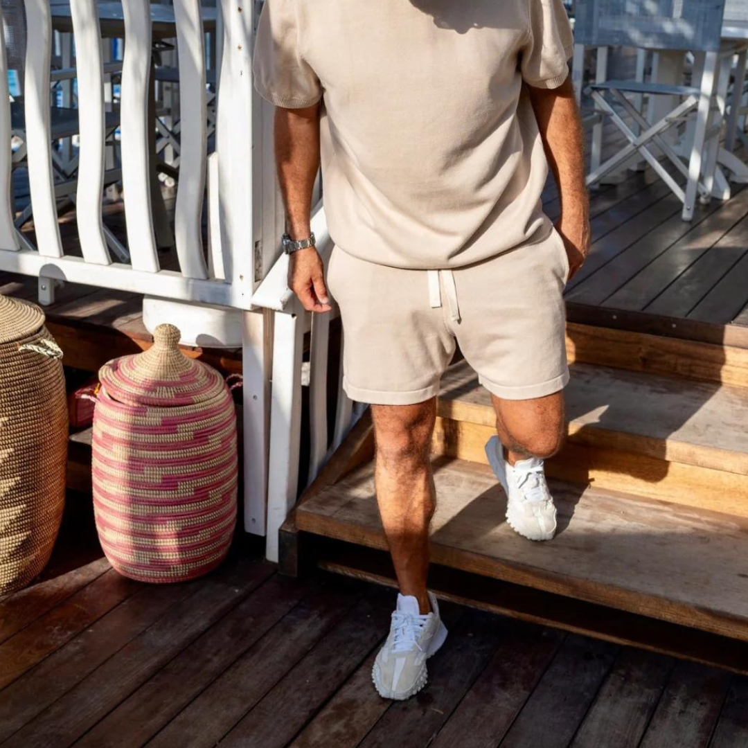 TYSON KNITTED SHORT | BEIGE