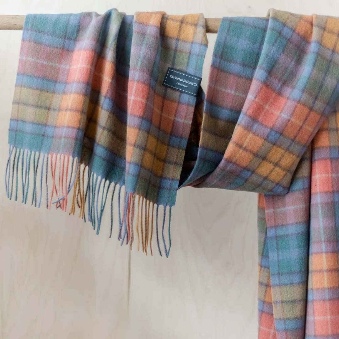 LAMBSWOOL OVERSIZED SCARF - BUCHANAN ANTIQUE TARTAN