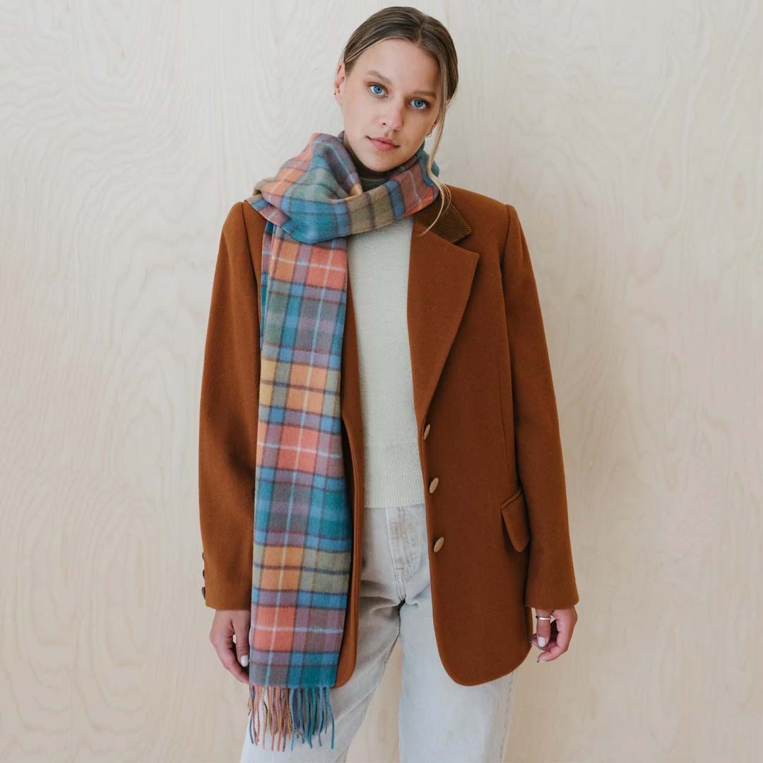 LAMBSWOOL OVERSIZED SCARF - BUCHANAN ANTIQUE TARTAN