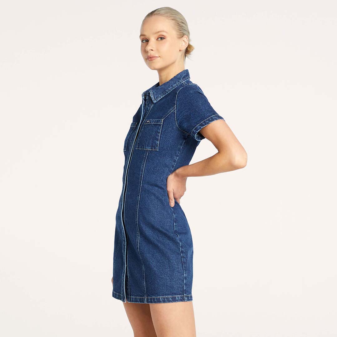 CARLEY DENIM DRESS | FRENCH BLUE