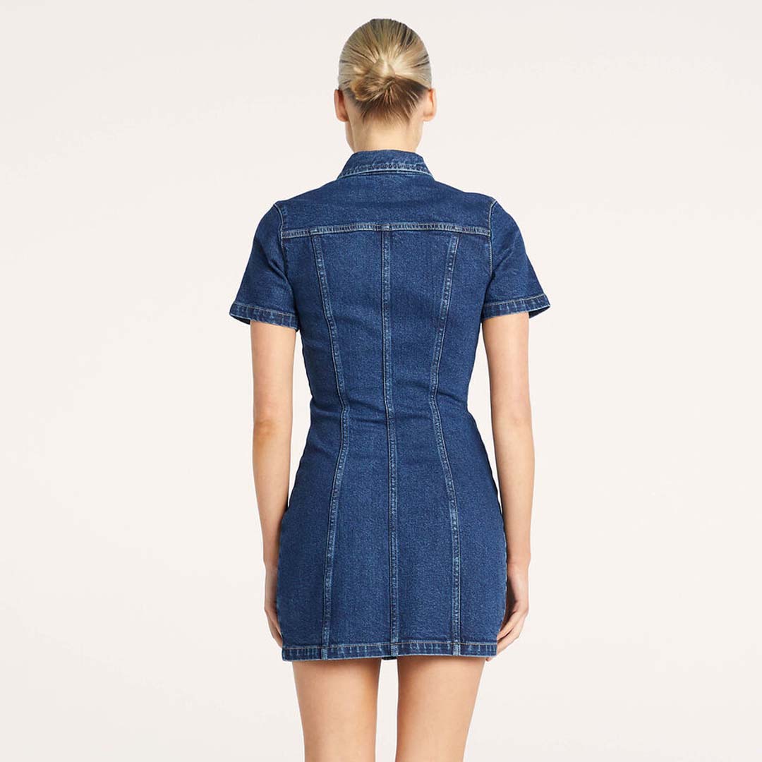 CARLEY DENIM DRESS | FRENCH BLUE