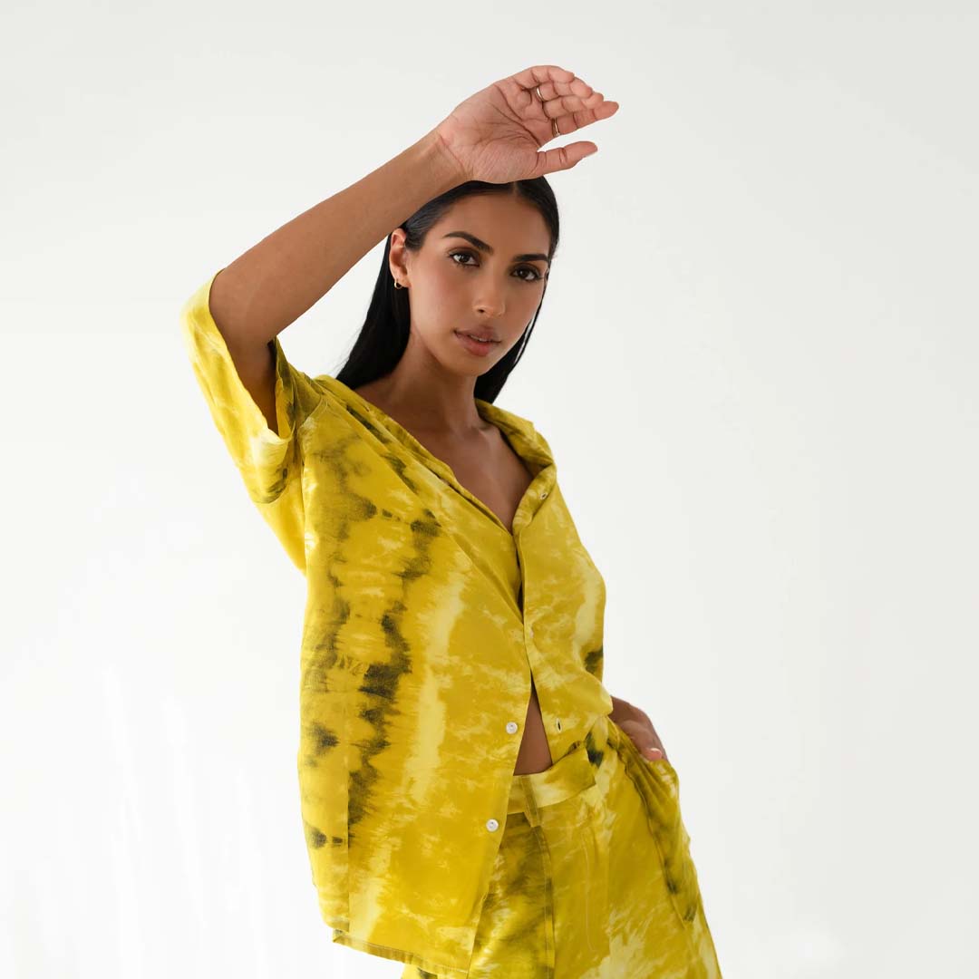 AVA RELAXED SHIRT - GOLDEN