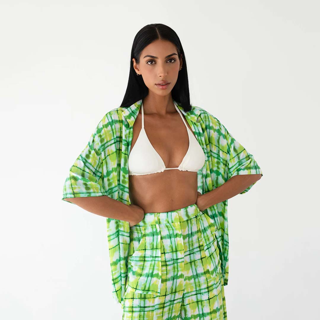 SKYLAR RELAXED SHIRT - TROPICALE