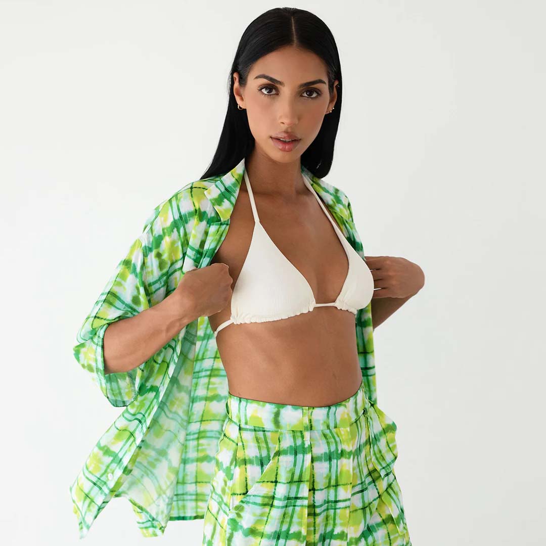 SKYLAR RELAXED SHIRT - TROPICALE