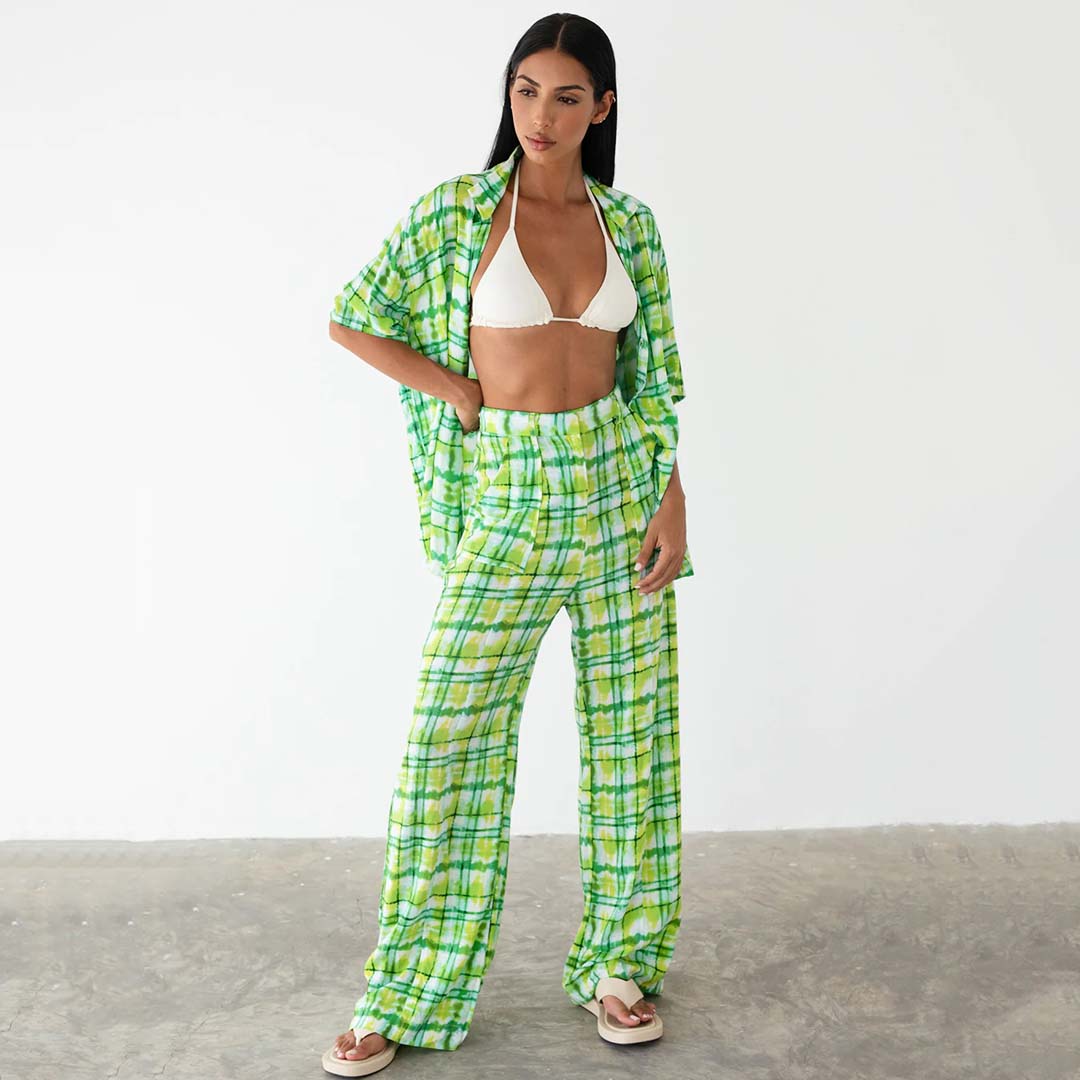 SKYLAR RELAXED SHIRT - TROPICALE
