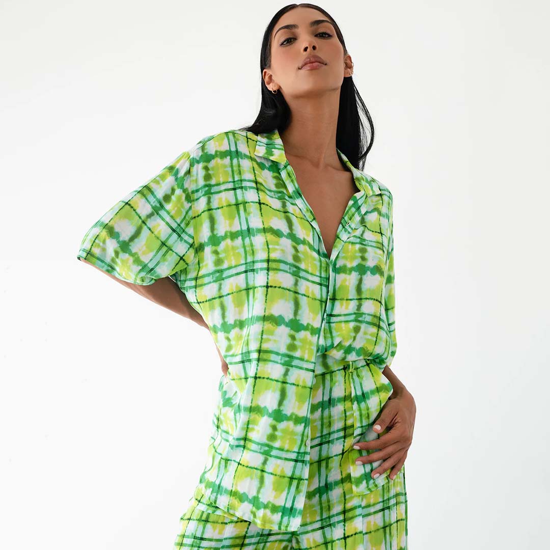 SKYLAR RELAXED SHIRT - TROPICALE