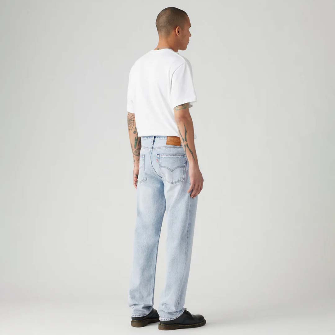 555 RELAXED STRAIGHT JEANS | BABY BLUE ESSENTIALS