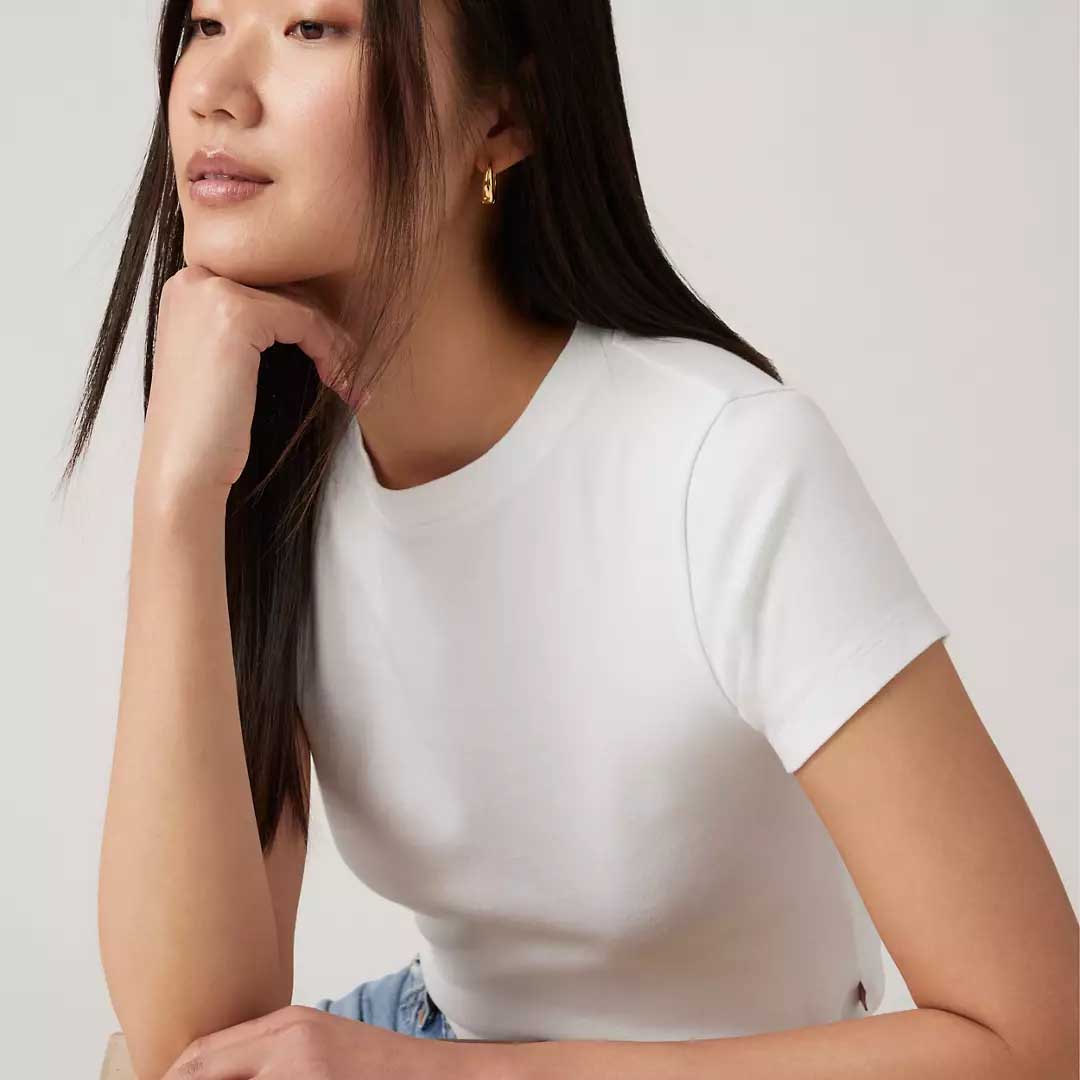 Essential Sporty Tee | White