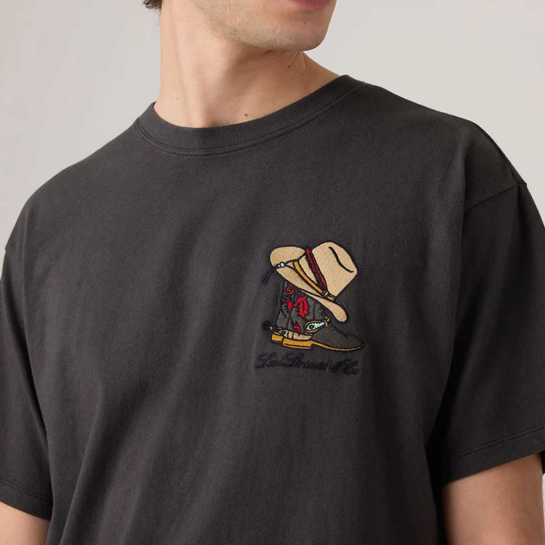 Graphic Vintage Fit Tee | Horseshole Bison