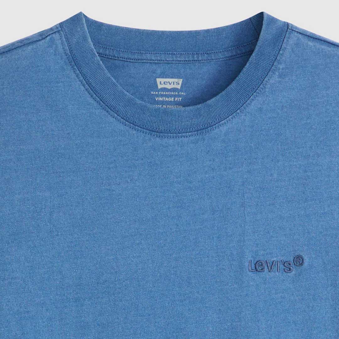 Red Tab Vintage Tee | True Indigo Mid Indigo