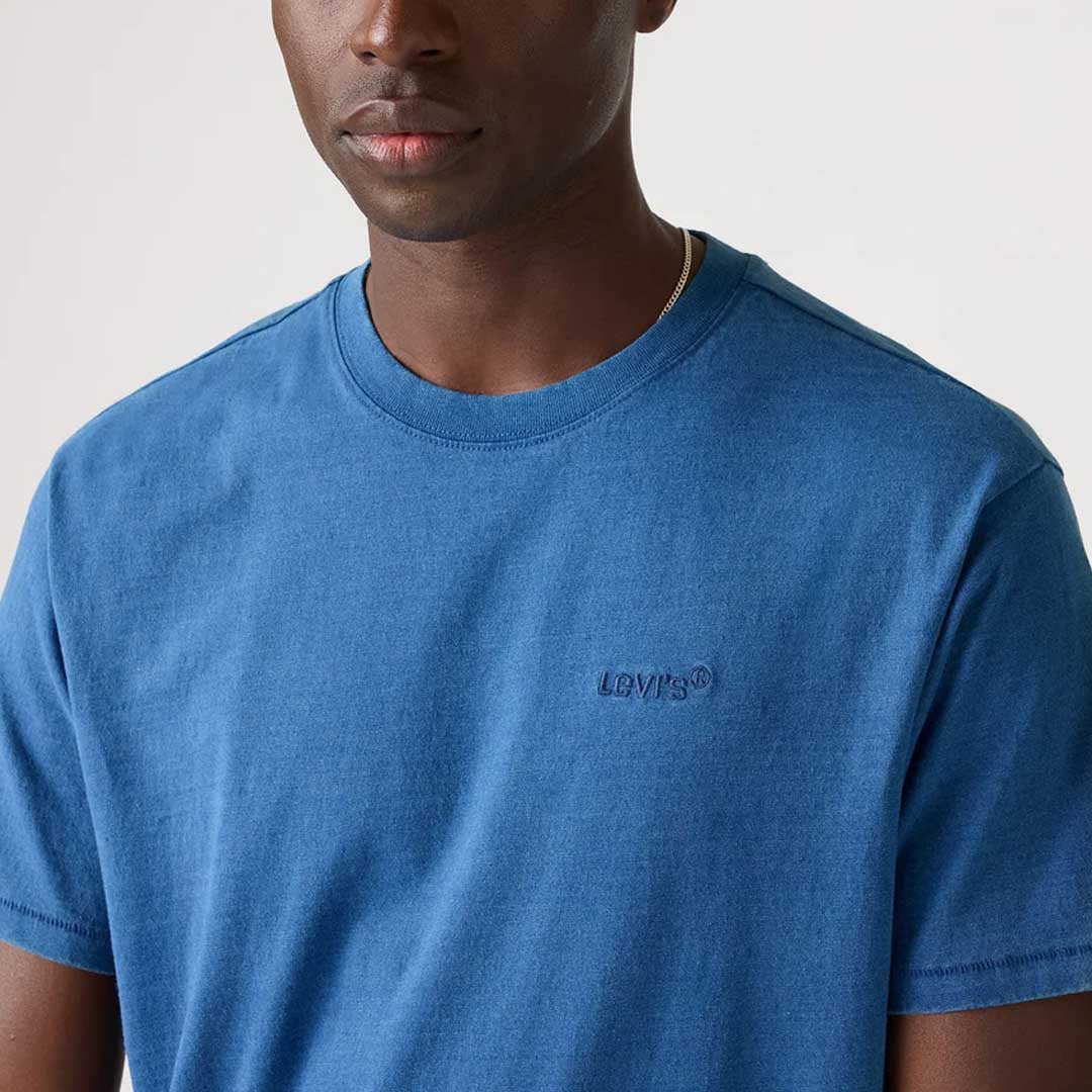Red Tab Vintage Tee | True Indigo Mid Indigo