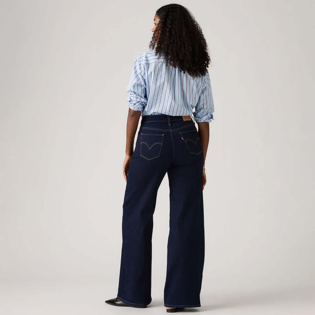 318 Shaping Wide-Leg Jeans | Darkest Sky