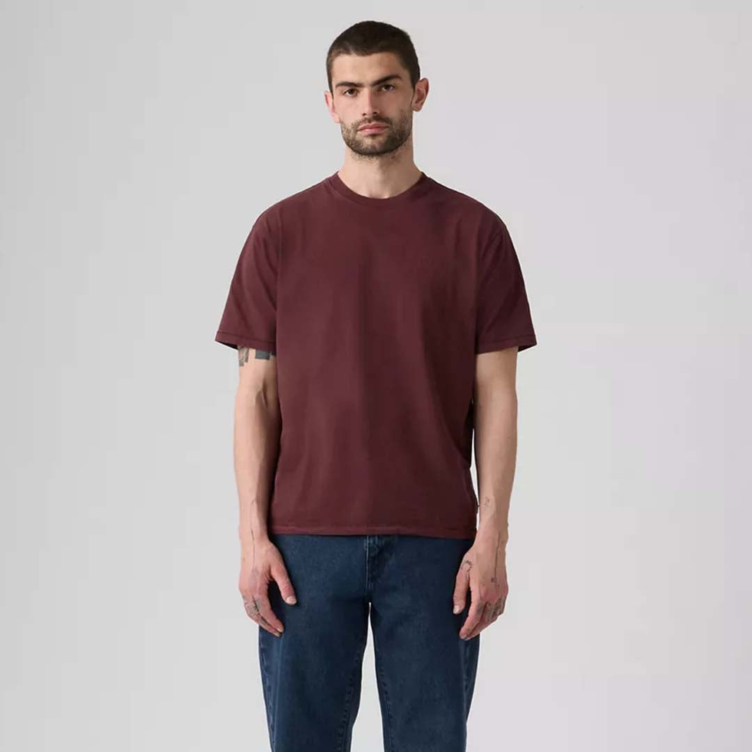 Red Tab Vintage T-Shirt | Wine