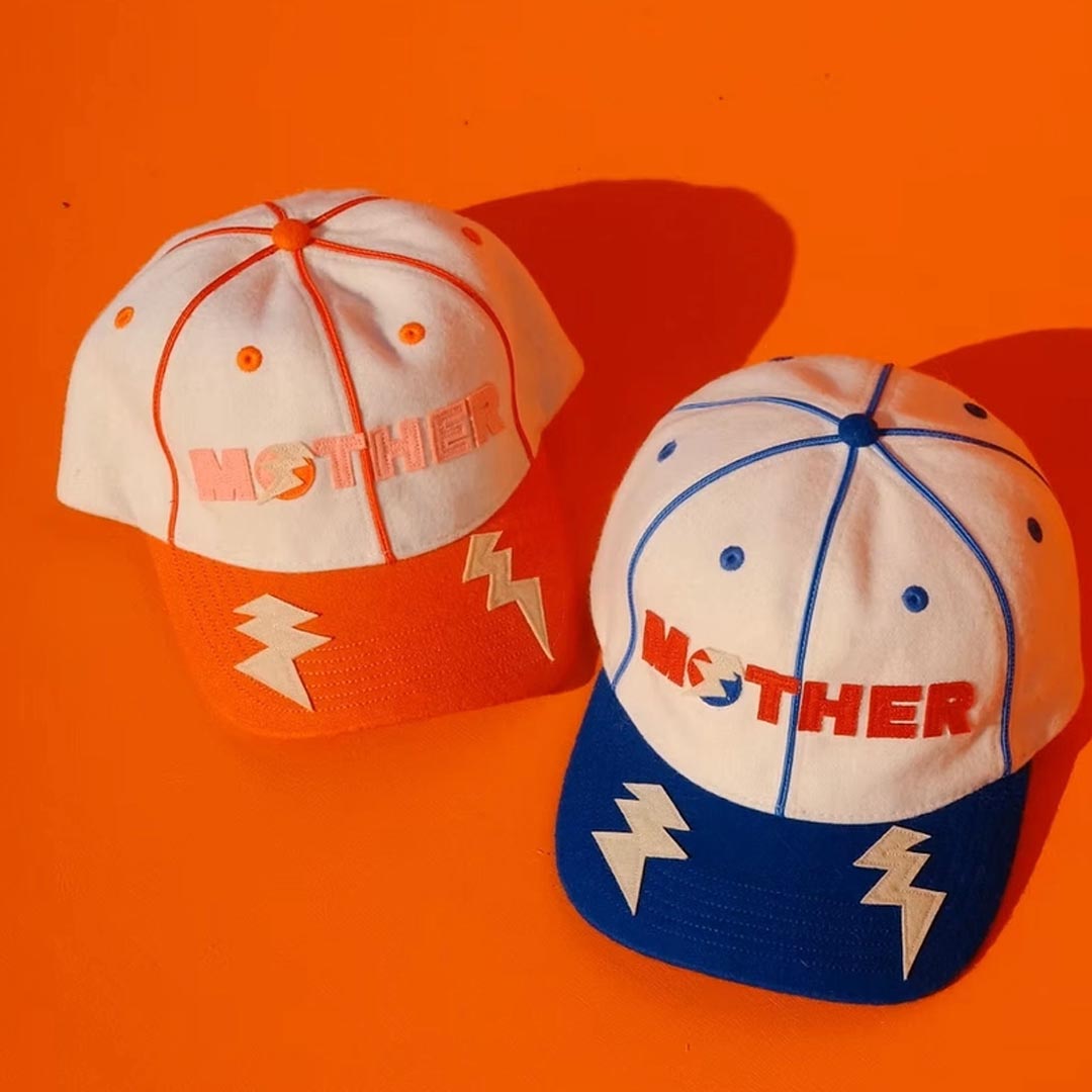 Lightning Bolt Cap | Orange