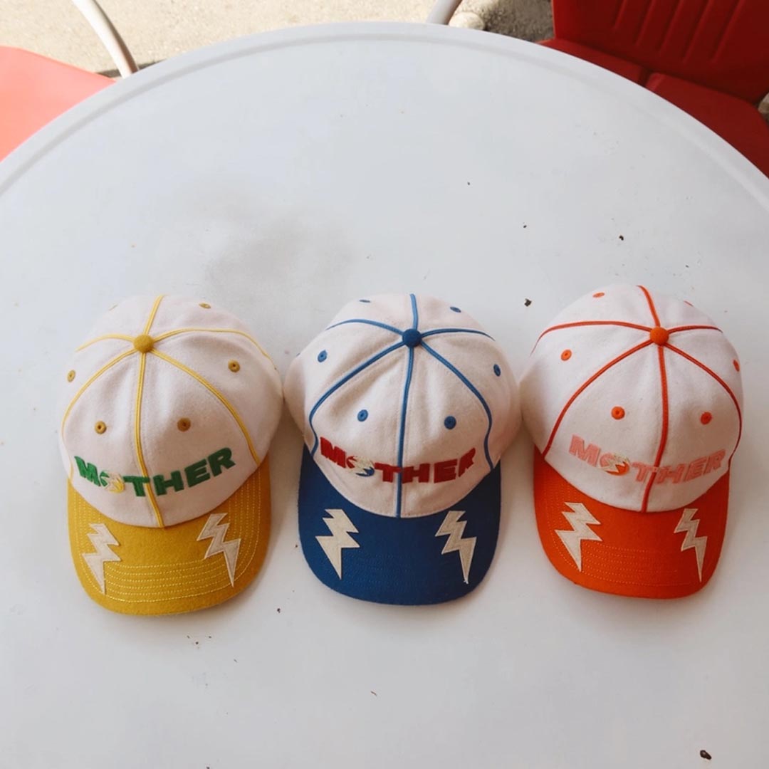 Lightning Bolt Cap | Orange