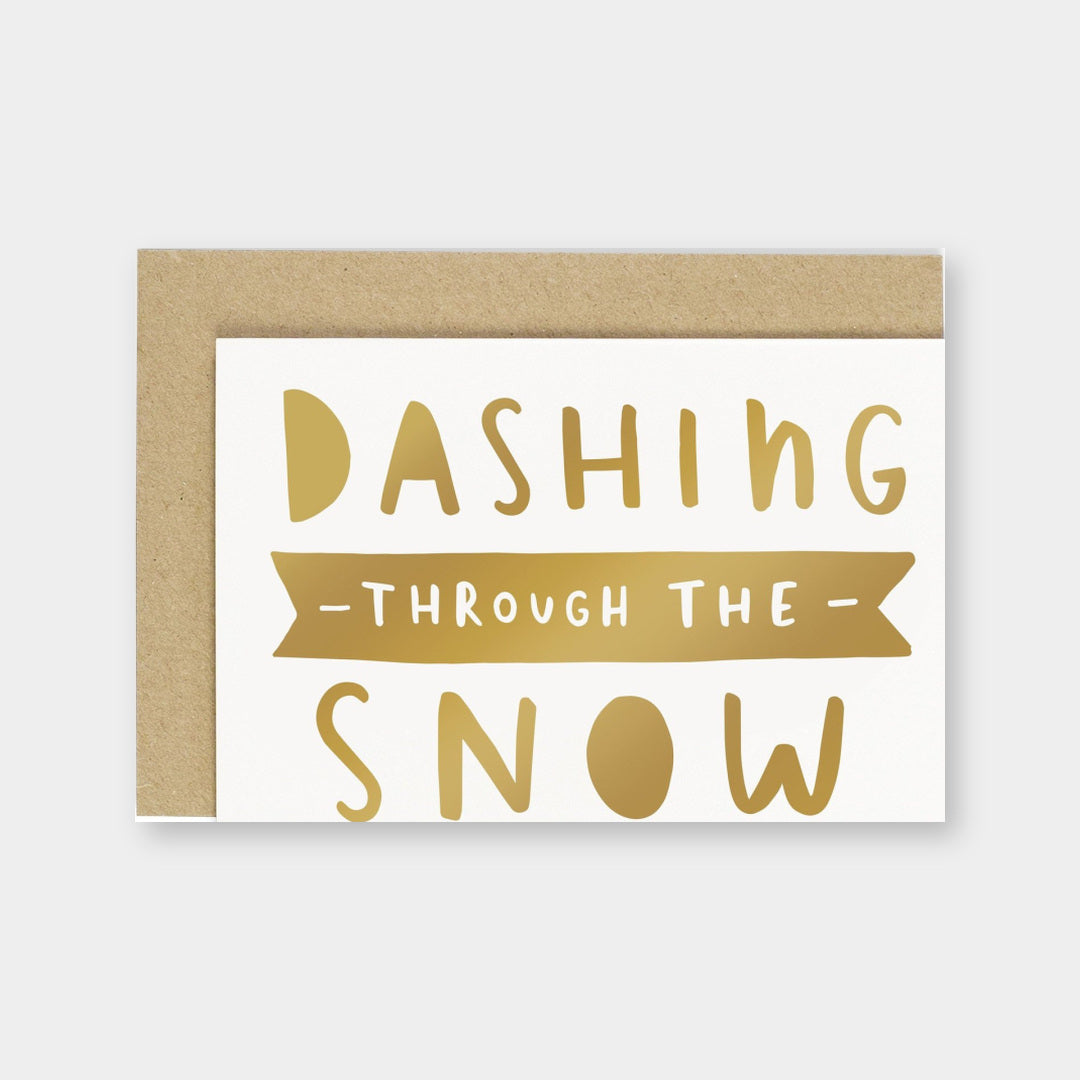 Christmas Card | Dashing Through the Snow