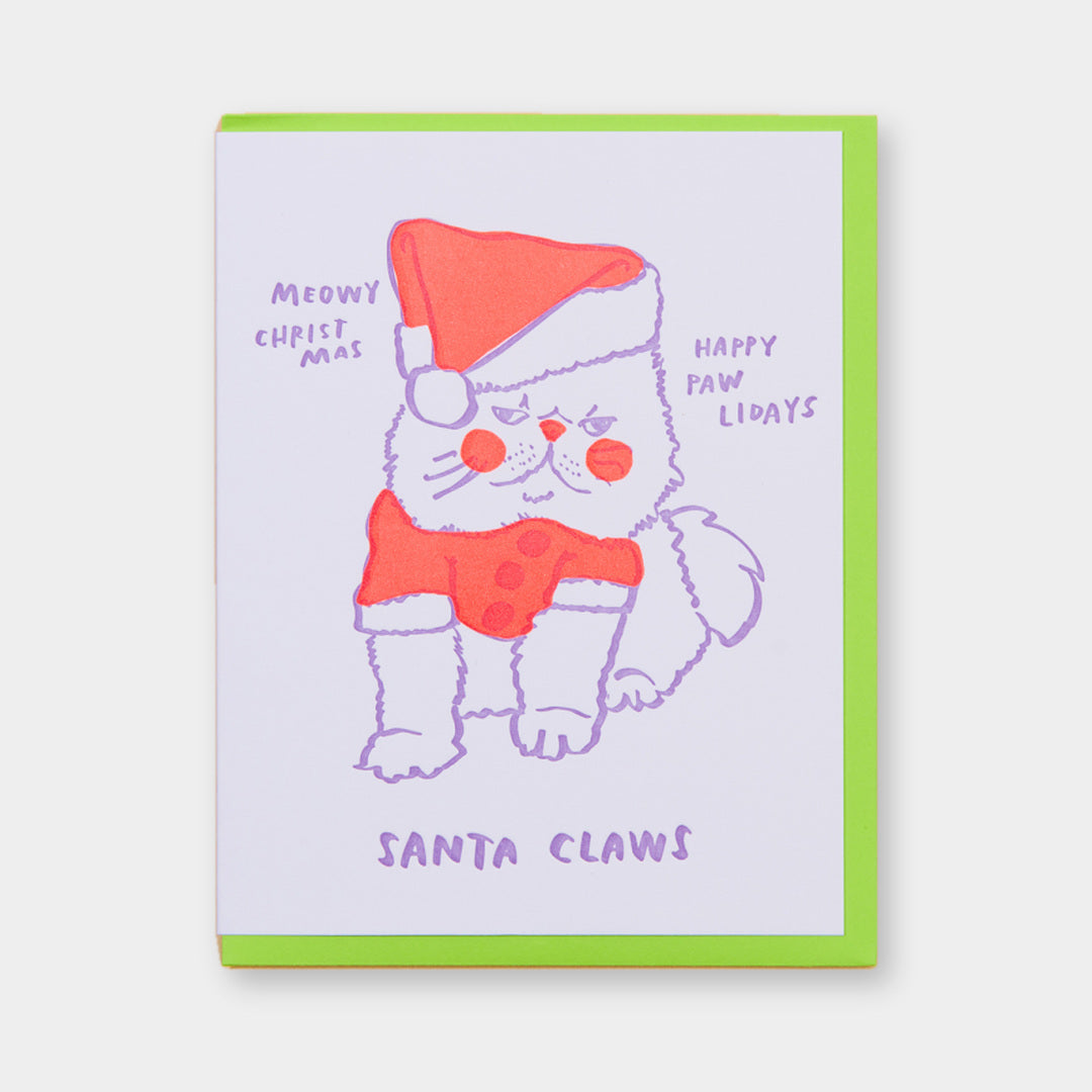 Christmas Card | Santa Claws