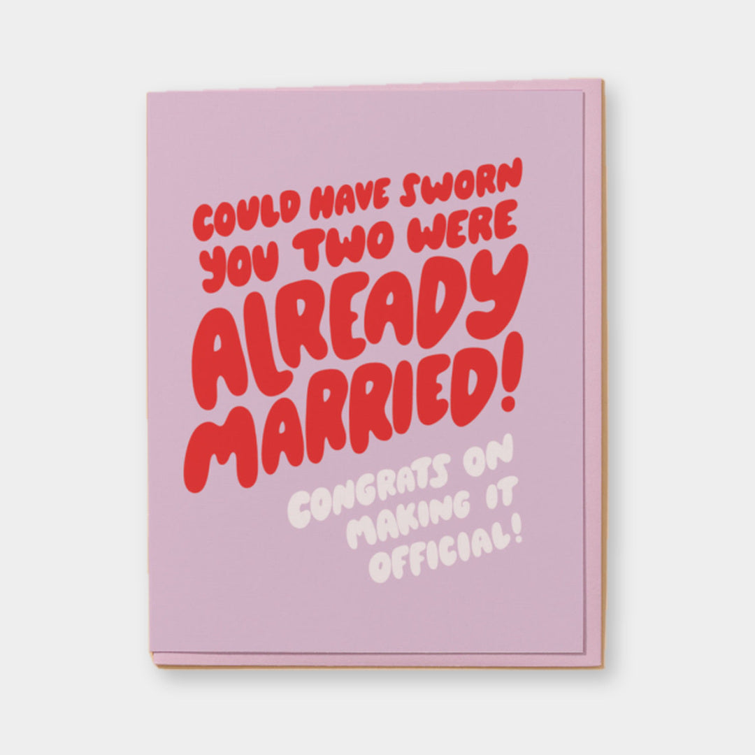 Wedding & Anniversary Card | Already Married