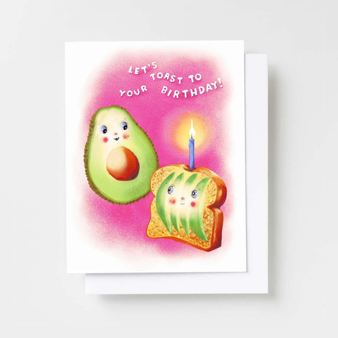 Birthday Card | Let's Toast to Your Birthday!