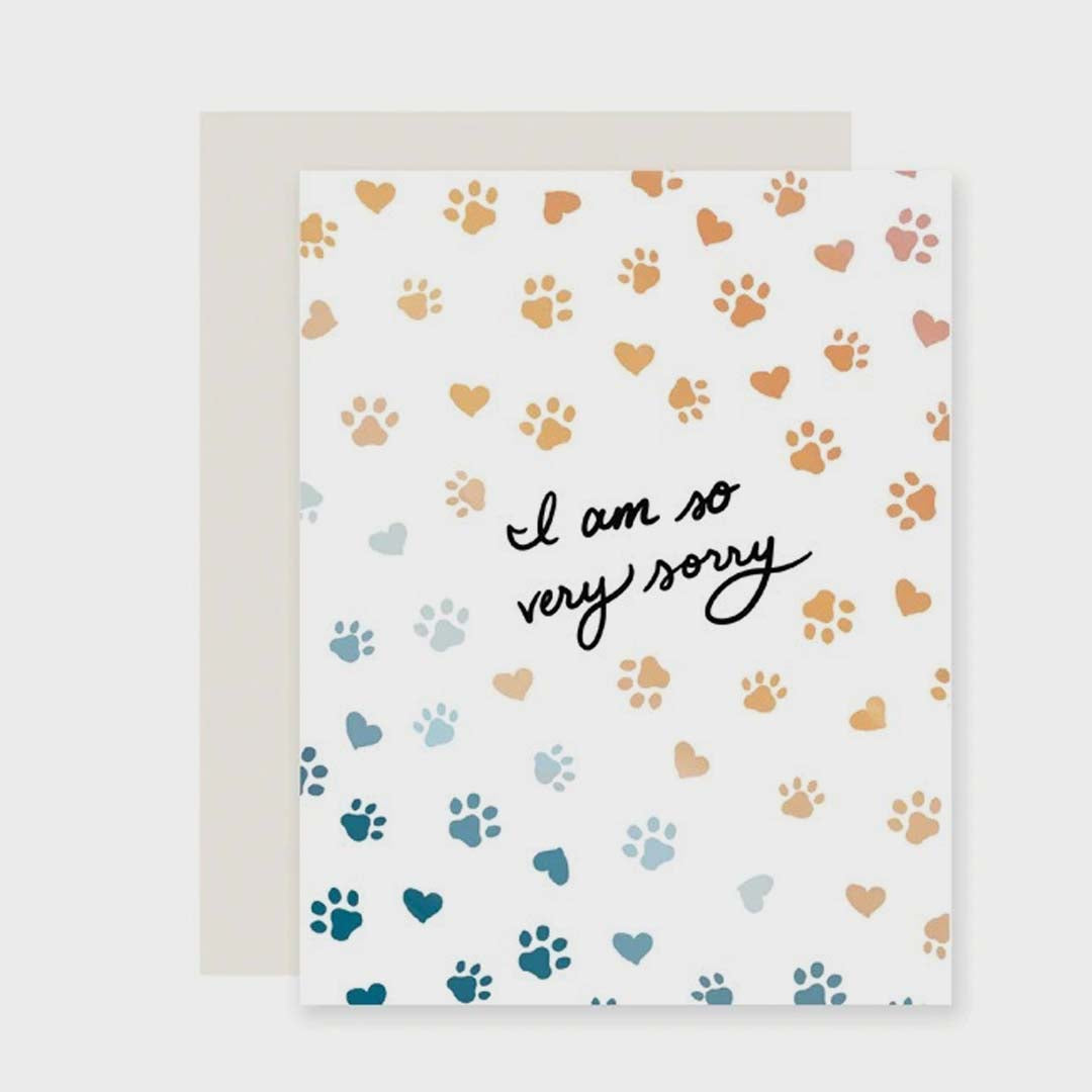 Sympathy Card | I Am so Very Sorry Paws