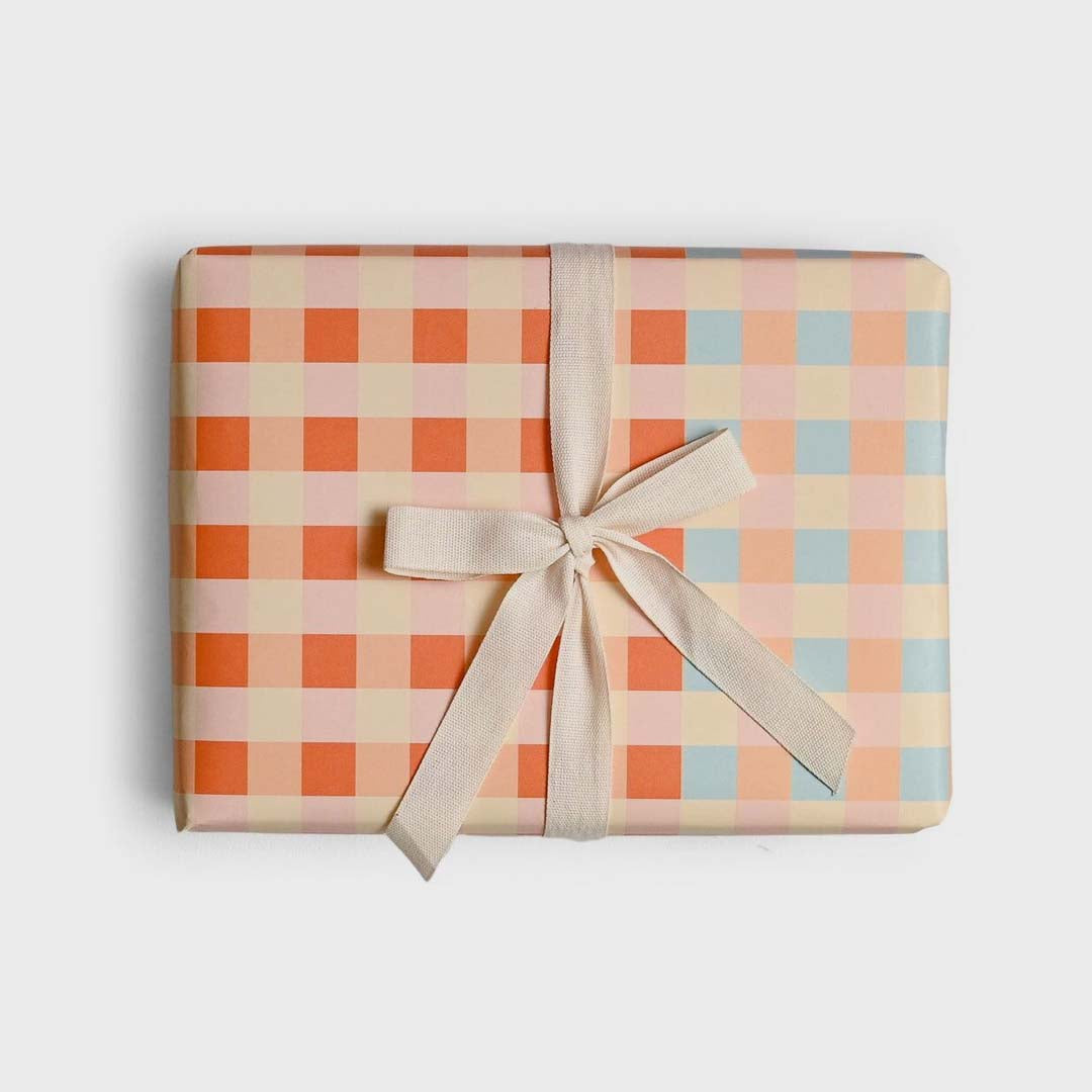 Wrapping Paper | Camp Check Wrap