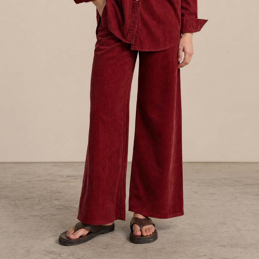 Khaite Cord Pants | Dusty Rose