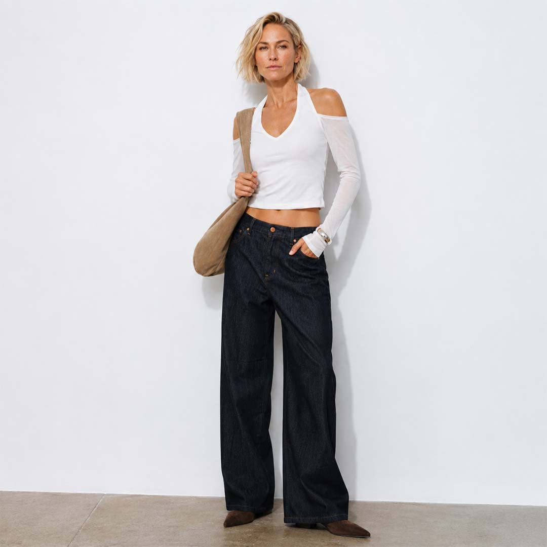 Sienna Cold Shoulder Top | White