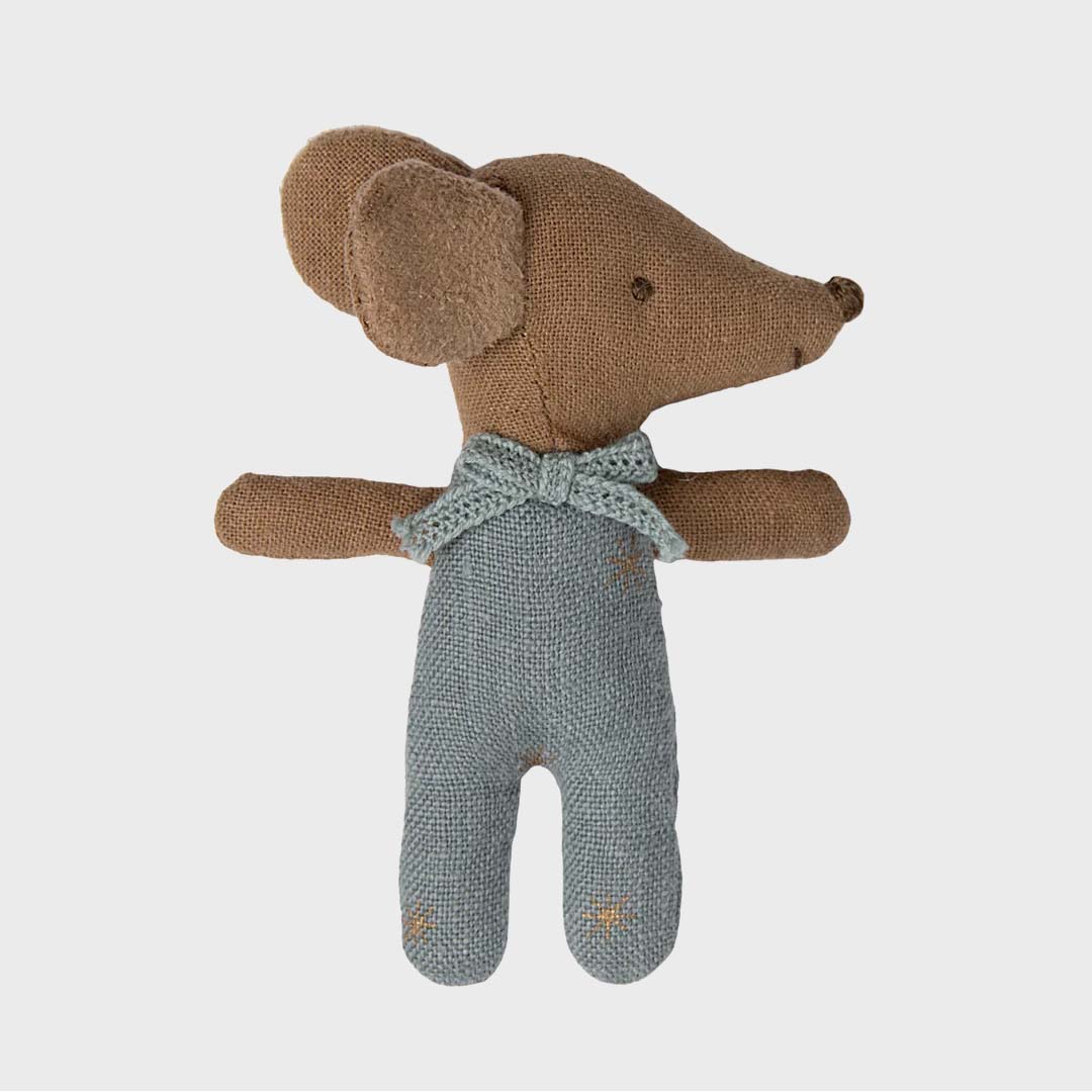 SLEEPY WAKEY BABY MOUSE in BOX | BLUE