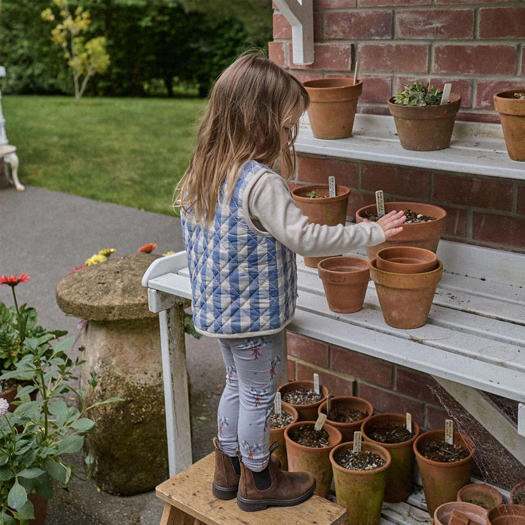 Marino Quilted Vest | Bluebelle Check