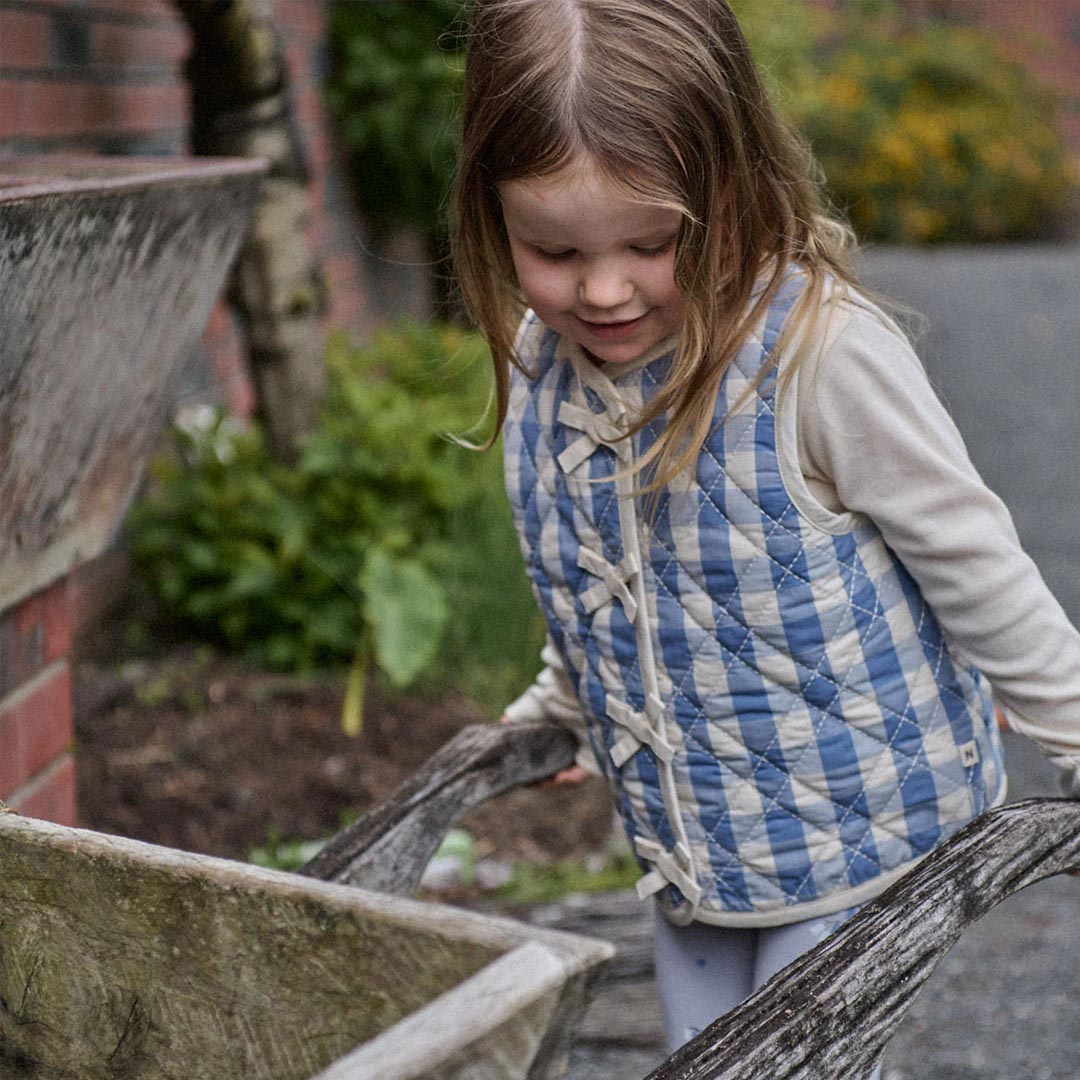 Marino Quilted Vest | Bluebelle Check