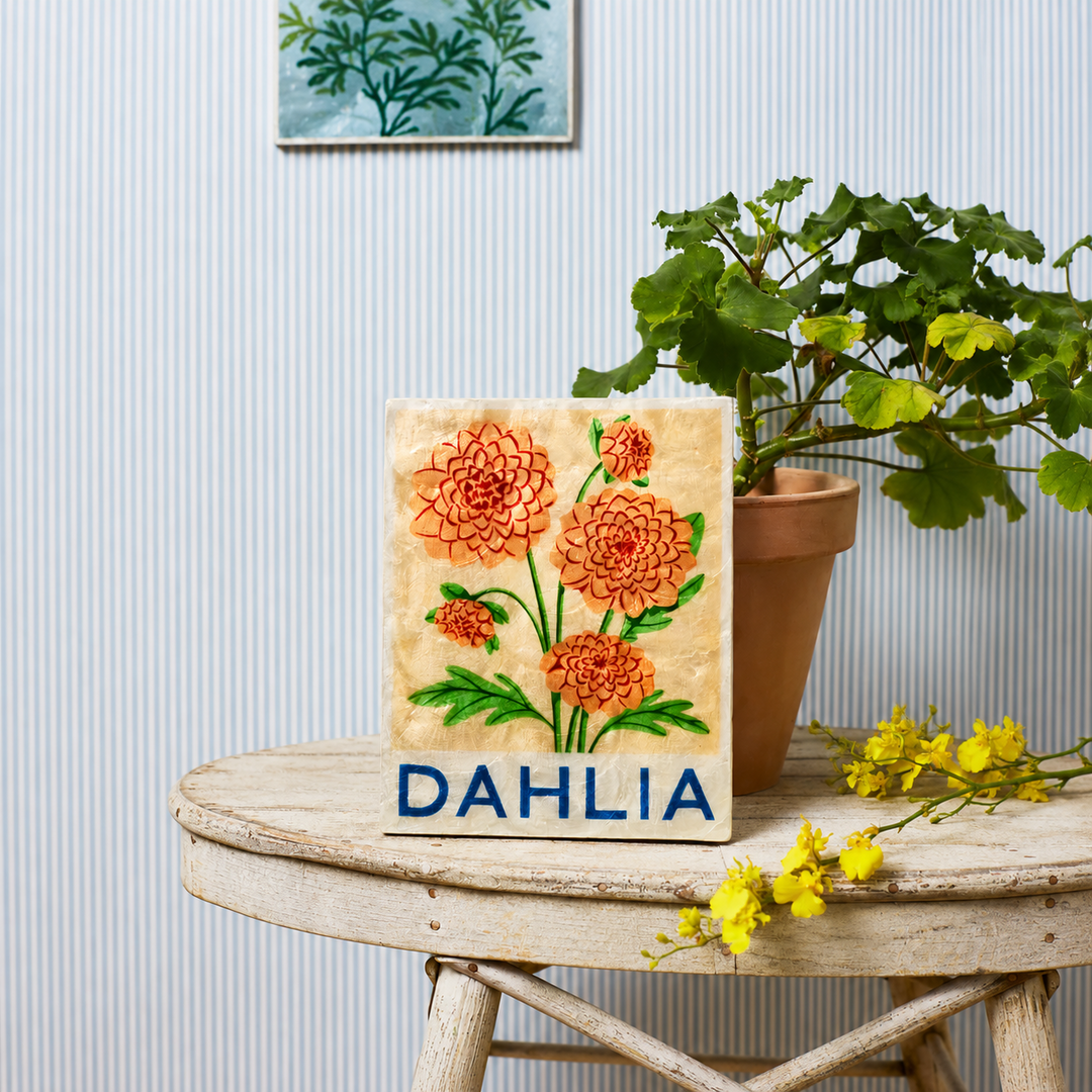 Market Wall Art Dahlia