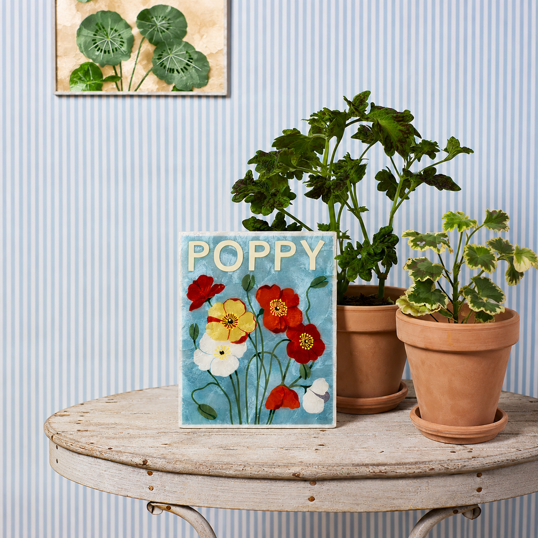 Market Wall Art Poppy