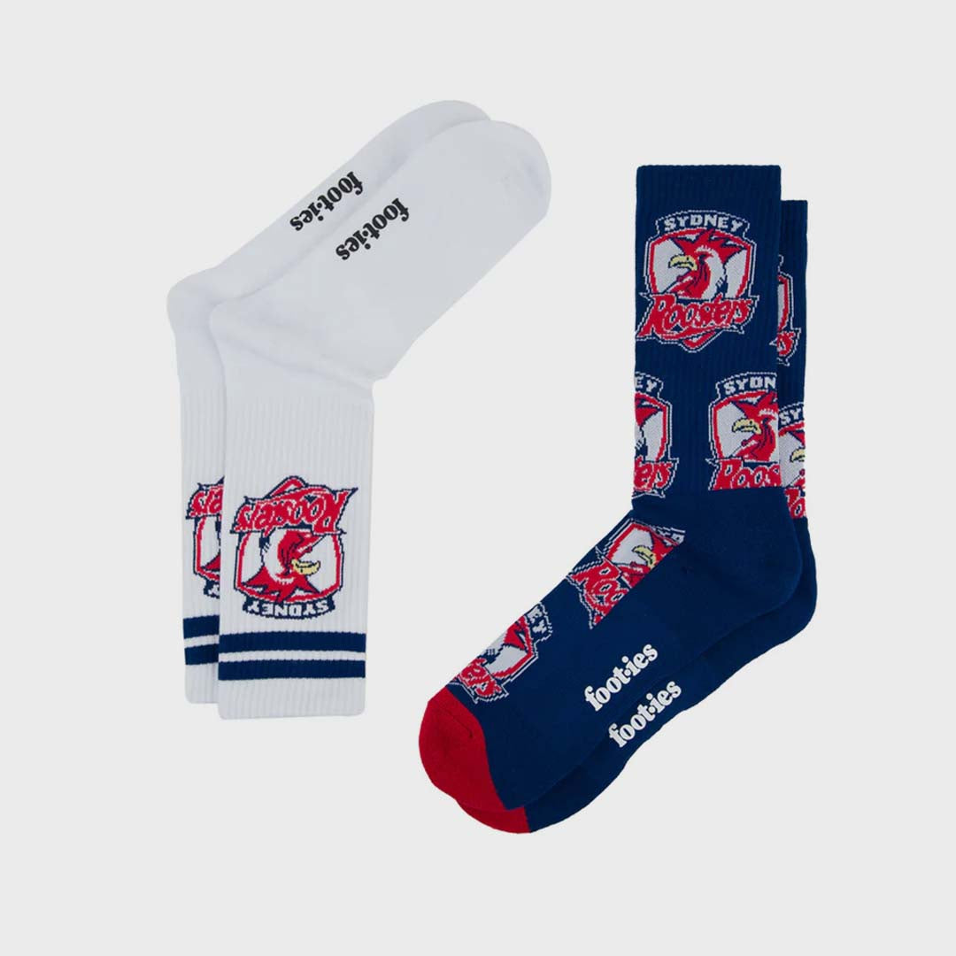 MASCOT SNEAKER SOCKS | SYDNEY ROOSTERS
