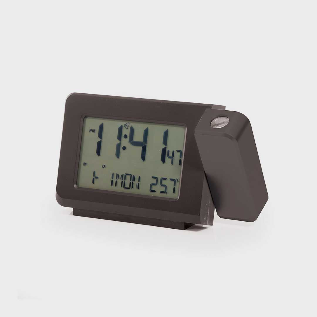 Desktop Projector Clock | Black