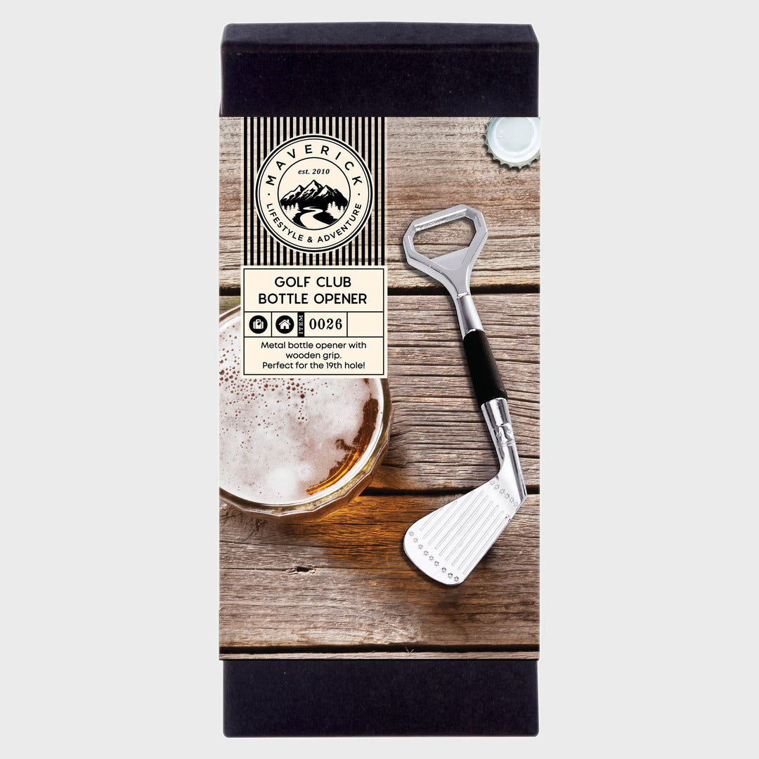 Golf Club Bottle Opener | Silver